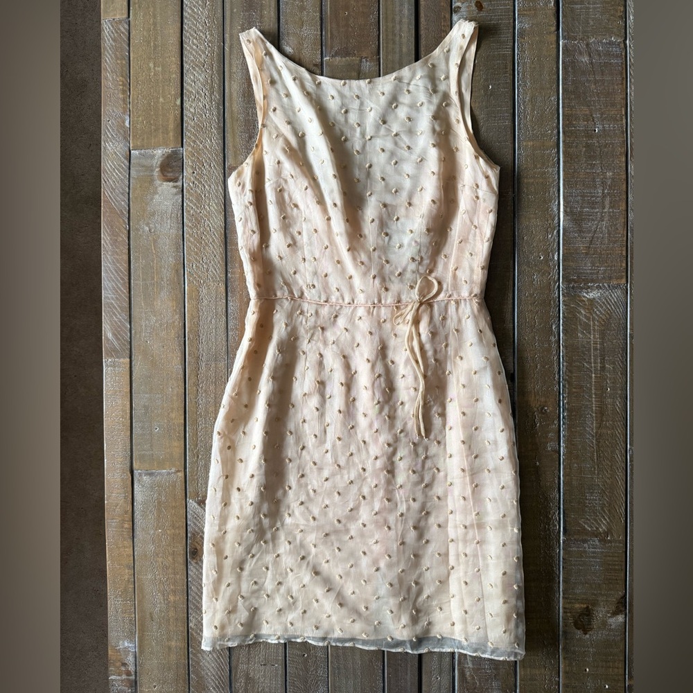 Cynthia Rowley Cream Sleeveless Midi Dress